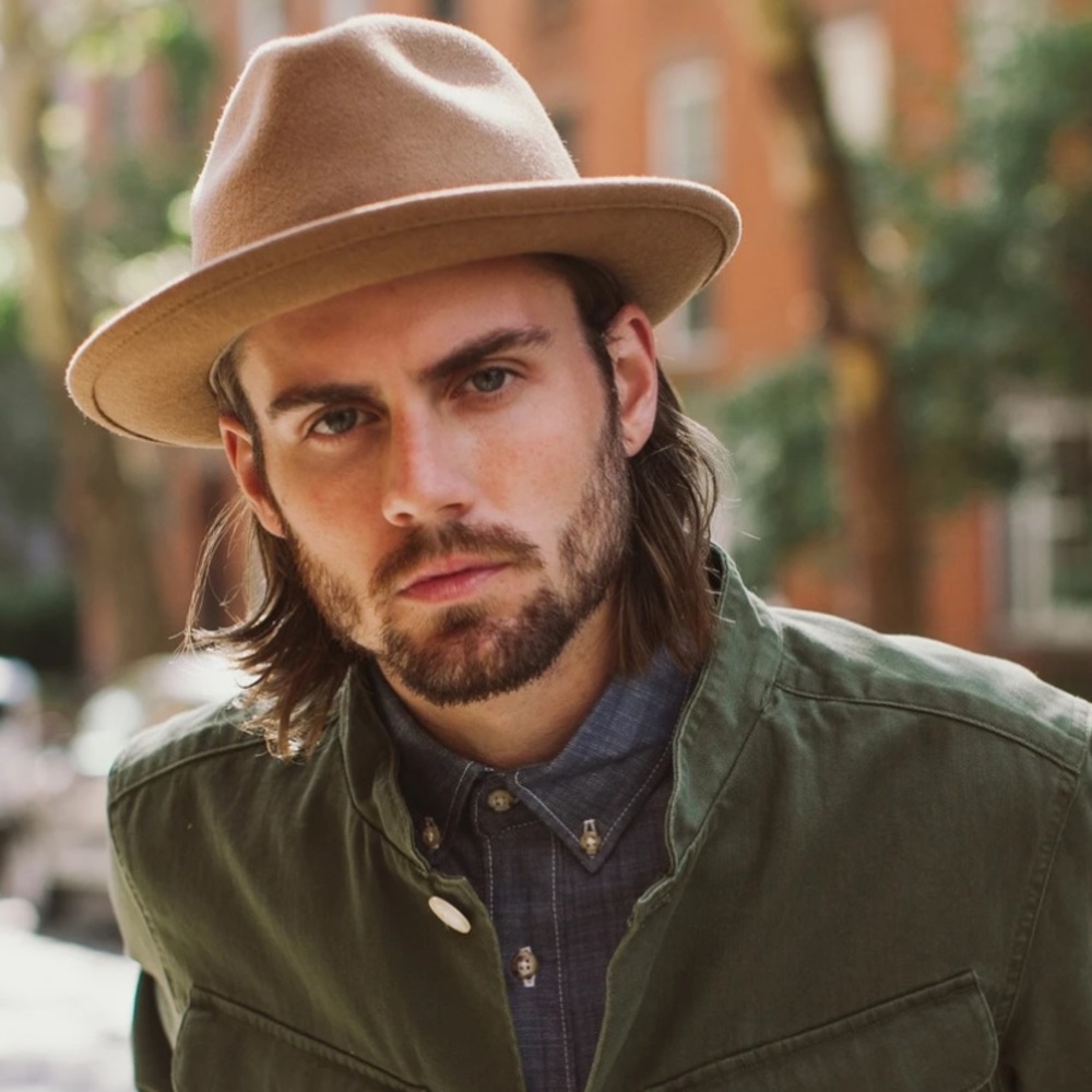 Yellow 108 Luke Fedora / Camel Fedora / Wool fedora / unisex fedora / Fedora